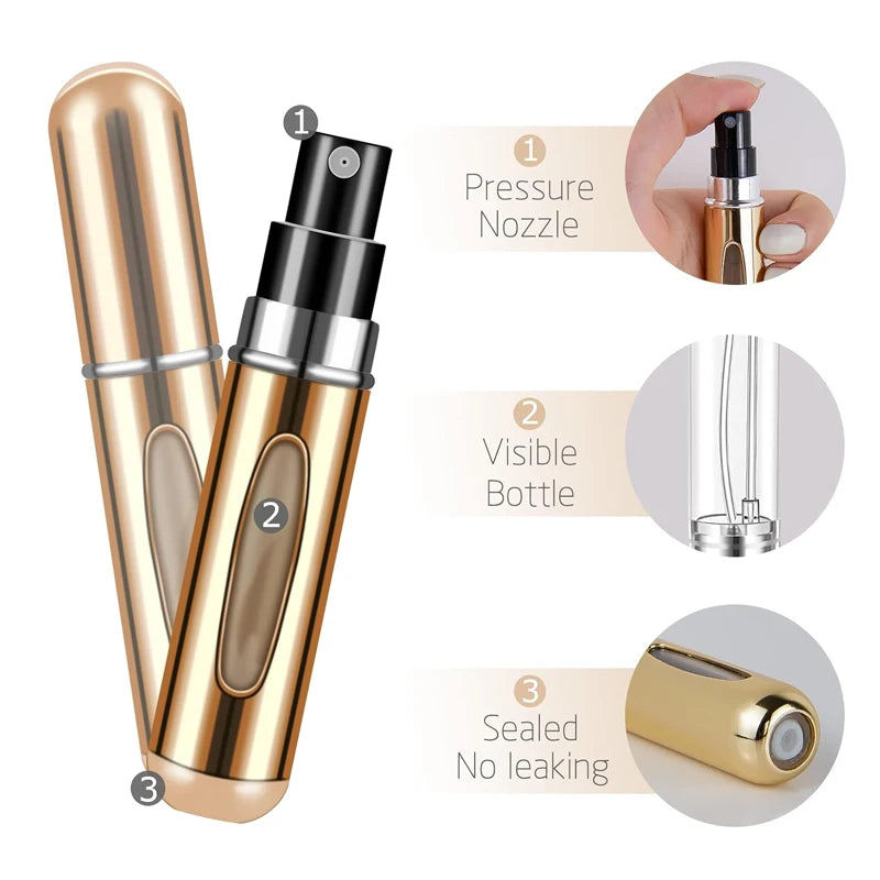Premium Refillable Travel Atomizer (5ml)