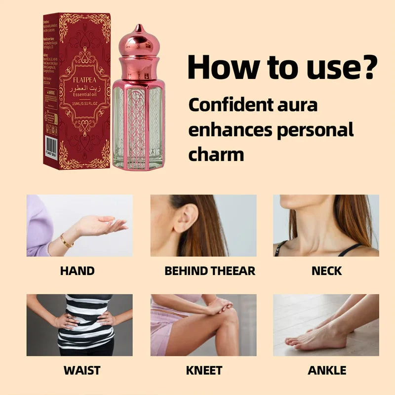 Luxury Arabian Perfume Oil – Oud & Tea (15 mL)