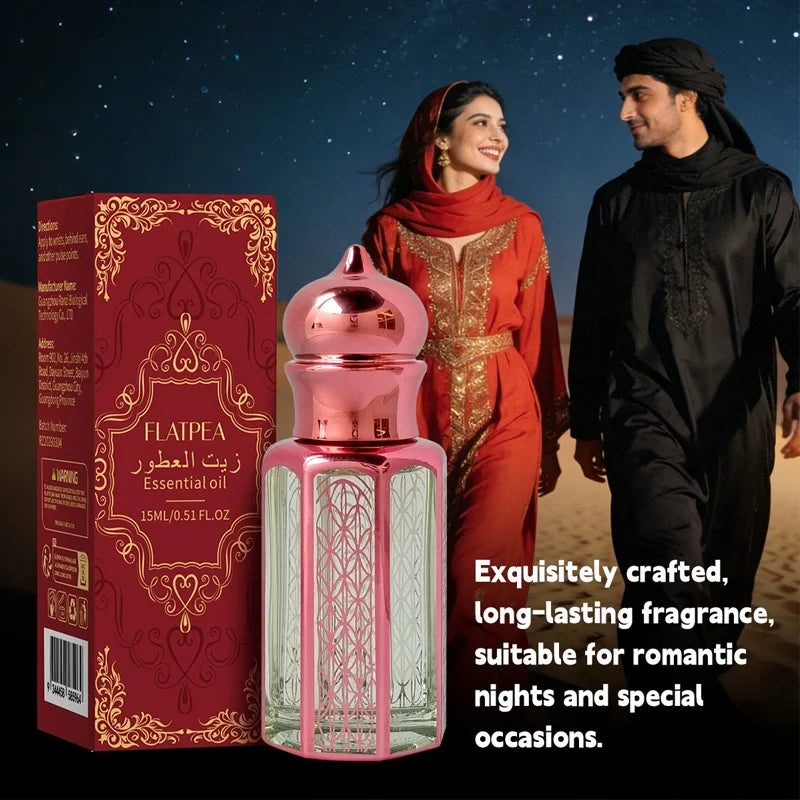 Luxury Arabian Perfume Oil – Oud & Tea (15 mL)