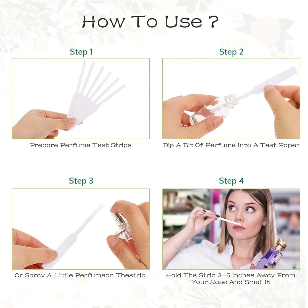 Premium Fragrance Test Strips (200 count)