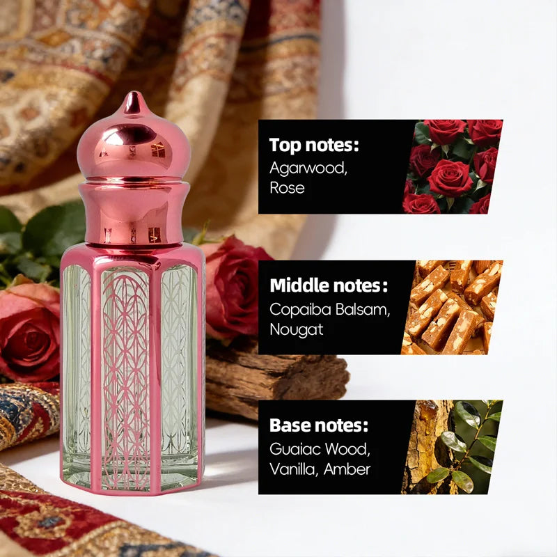 Luxury Arabian Perfume Oil – Oud & Tea (15 mL)